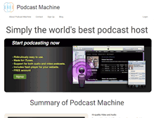 Tablet Screenshot of feed.podcastmachine.com