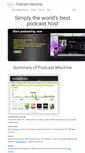 Mobile Screenshot of podcastmachine.com